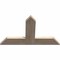 Ekena Millwork Portland Smooth Timber Gable Bracket, Douglas Fir, 36"W x 23"H x 1 1/2"D x 5 1/2"F, 15/12 Pitch GBW036X23X0206POR00SDF - alternate 3